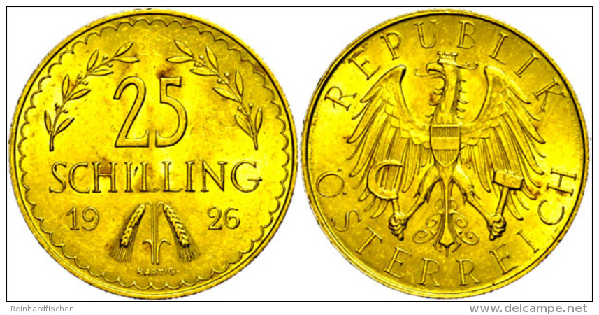 25 Schilling, 1926, Fb. 521, Vz.  Vz25 Shilling, 1926, Fb. 521, Extremley Fine  Vz - Oesterreich