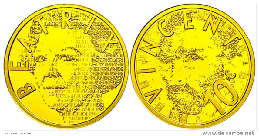 10 Euro, Gold, 2003, 150. Geburtstag Von Vincent Van Gogh, KM 246, Sch&ouml;n 129, Im Holzetui Mit Kapsel Und... - Other & Unclassified