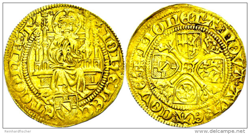 Goldgulden (3,42g), O.J. (1456-1503), Johann II., Fb. 3449, Ss.  SsGold Guilders (3, 42g), O. J. (1456-1503),... - Other & Unclassified