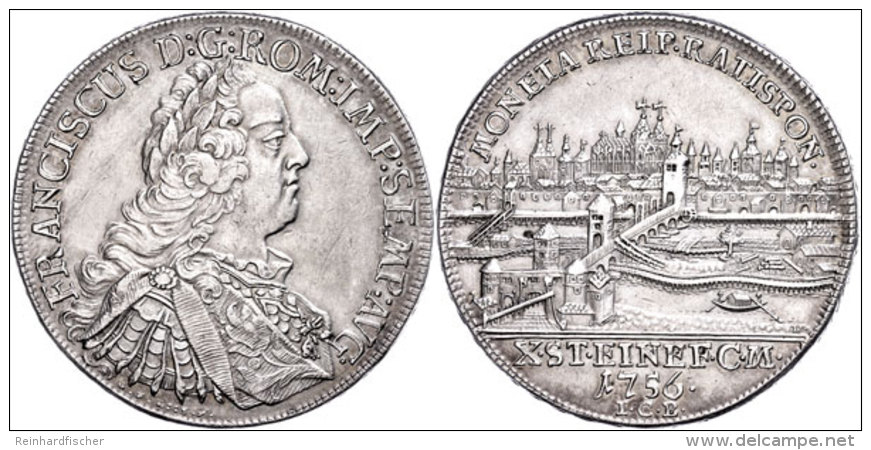 Taler, 1756, Mit Taler Franz I., Beckenbauer 7102, Dav. 2618, Ss-vz.  Ss-vzThaler, 1756, With Thaler Francis... - Sonstige & Ohne Zuordnung