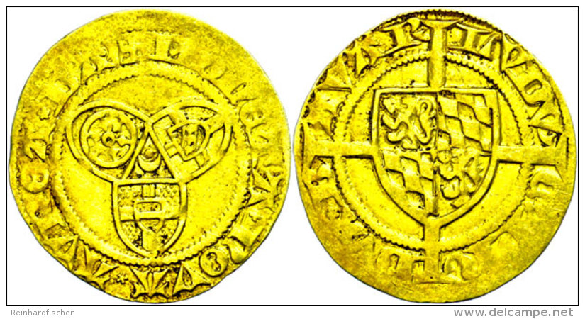 Goldgulden (3,32g), O.J.(1436-1449), Ludwig IV., Fb. 1977, Pr&auml;geschw&auml;che Am Rand, Ss.  SsGold... - Sonstige & Ohne Zuordnung