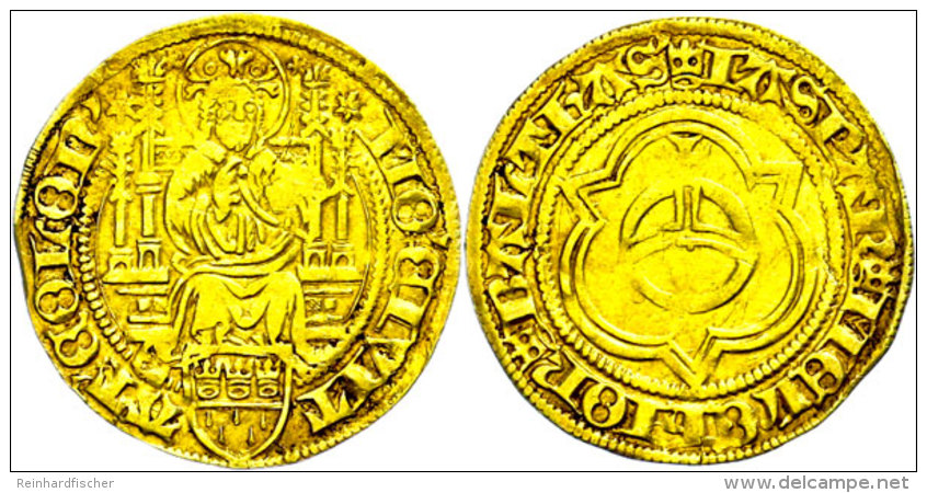 Goldgulden (3,26g), O.J. (1400-1500), Fb. 751, Ss.  SsGold Guilders (3, 26g), O. J. (1400-1500), Fb. 751, Very... - Sonstige & Ohne Zuordnung