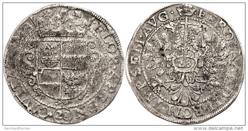 Gulden (28 St&uuml;ber), O.J. (1624-1637), Mit Titel Ferdinand II., Dav. 507, Ss.  SsGuilder (28 St&uuml;ber),... - Other & Unclassified