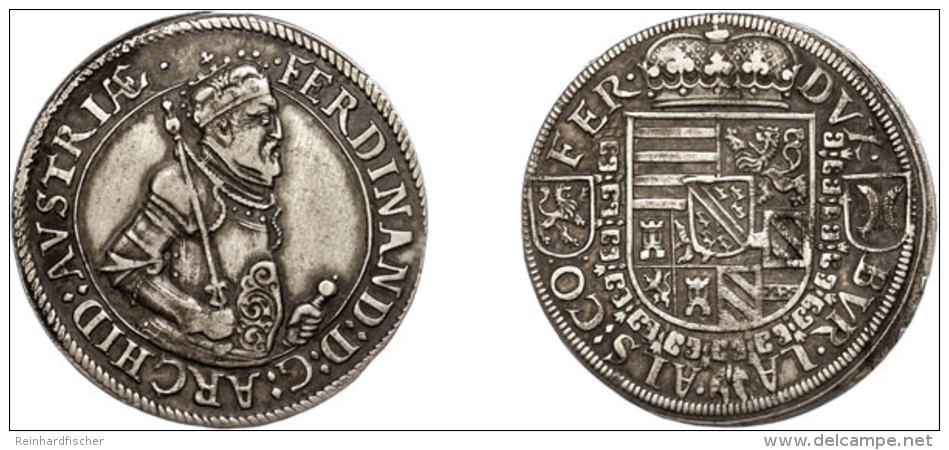 Taler, O.J. (1564-1595), Ferdinand II., Ensesheim, Ss.  SsThaler, O. J. (1564-1595), Ferdinand II., Ensesheim,... - Austria