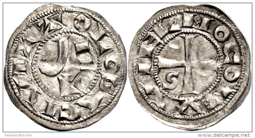 Frankreich, Toulouse, Denar (1,23g), O.J. (1222-1249), Raimund VII., M&uuml;nzst&auml;tte Toulouse. Av: Kreuz, Im... - Other & Unclassified