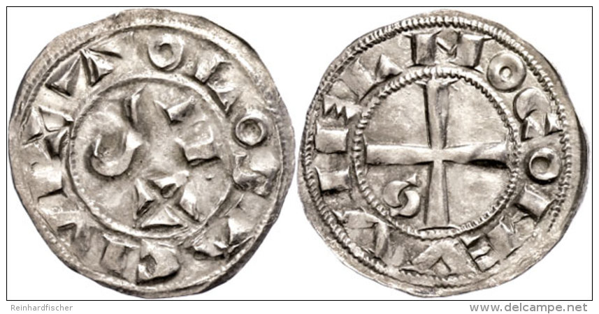 Frankreich, Toulouse, Denar (1,19g), O.J. (1222-1249), Raimund VII., M&uuml;nzst&auml;tte Toulouse. Av: Kreuz, Im... - Other & Unclassified