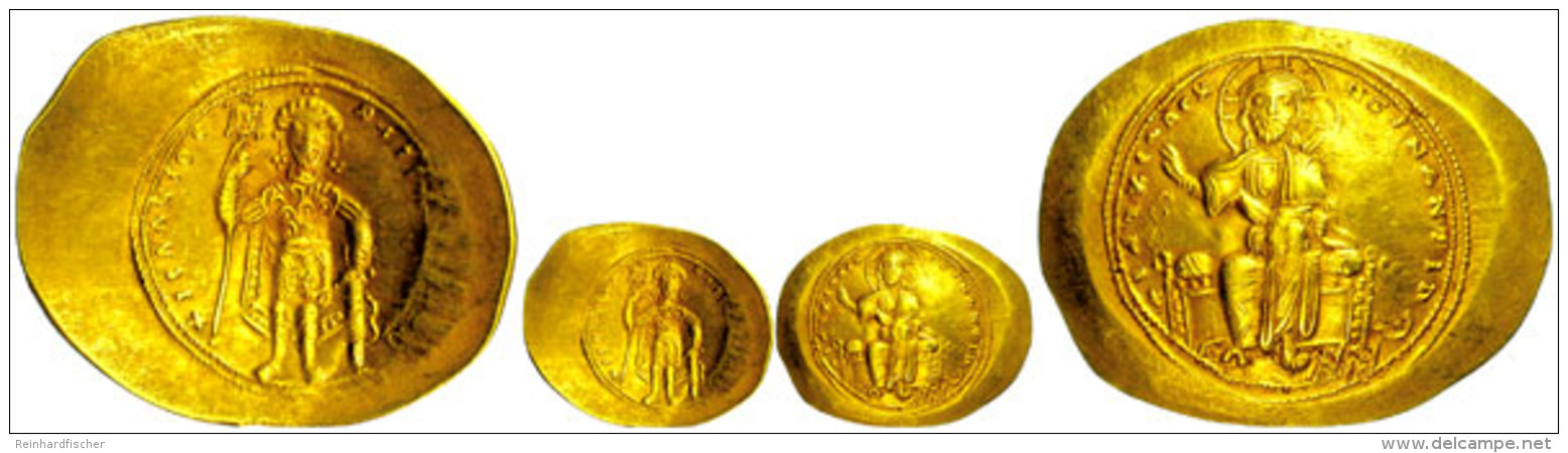 Isaak I. Komnenus, 1057-1059, Gold Histamenon Nomisma (4,41g), Konstantinopel. Av: Thronender Christus Von Vorn,... - Byzantinische Münzen