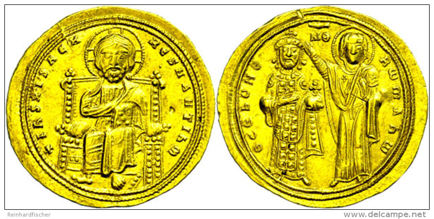 Romanus III., Argyrus, 1028-1035, Gold Histamenon Nomisma (4,40g), Konstantinopel. Av: Thronender Christus Von... - Byzantinische Münzen