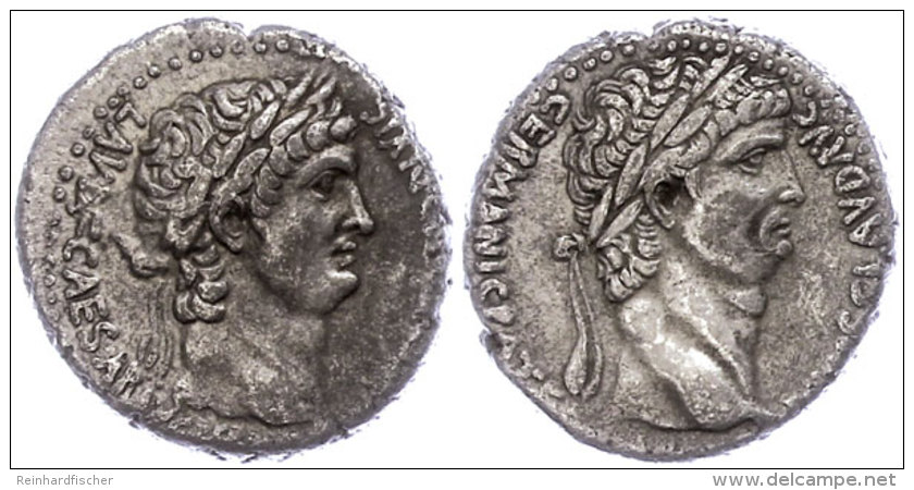 Antiochia, Tetradrachme (15,04g), Ca. 63-68, Nero Und Divius Claudius. Av: Kopf Des Nero Nach Rechts, Dahinter... - Röm. Provinz