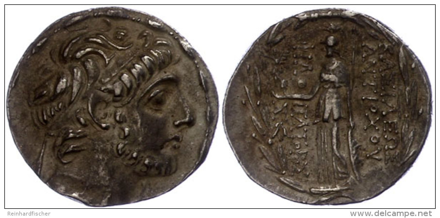 Tetradrachme (16,32g), Antiochos IX., 114/113-112 V. Chr. Av: Kopf Nach Rechts. Rev: Stehende Athena Nach Links. SC... - Unclassified