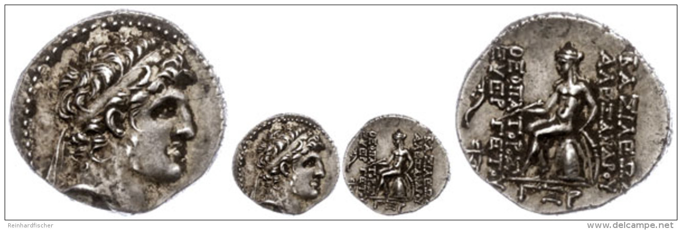 Drachme (4,16g), 149-147 V. Chr., Alexander I. Theopator Euergetes, Antiochia Am Orontes. Av: Kopf Nach Rechts.... - Ohne Zuordnung