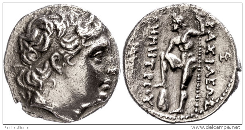 Pella, Tetradrachme (16,15g), 289-288 V. Chr., Demetrius Poliorketes. Av:  Kopf Nach Rechts Mit Diadem. Rev:... - Unclassified