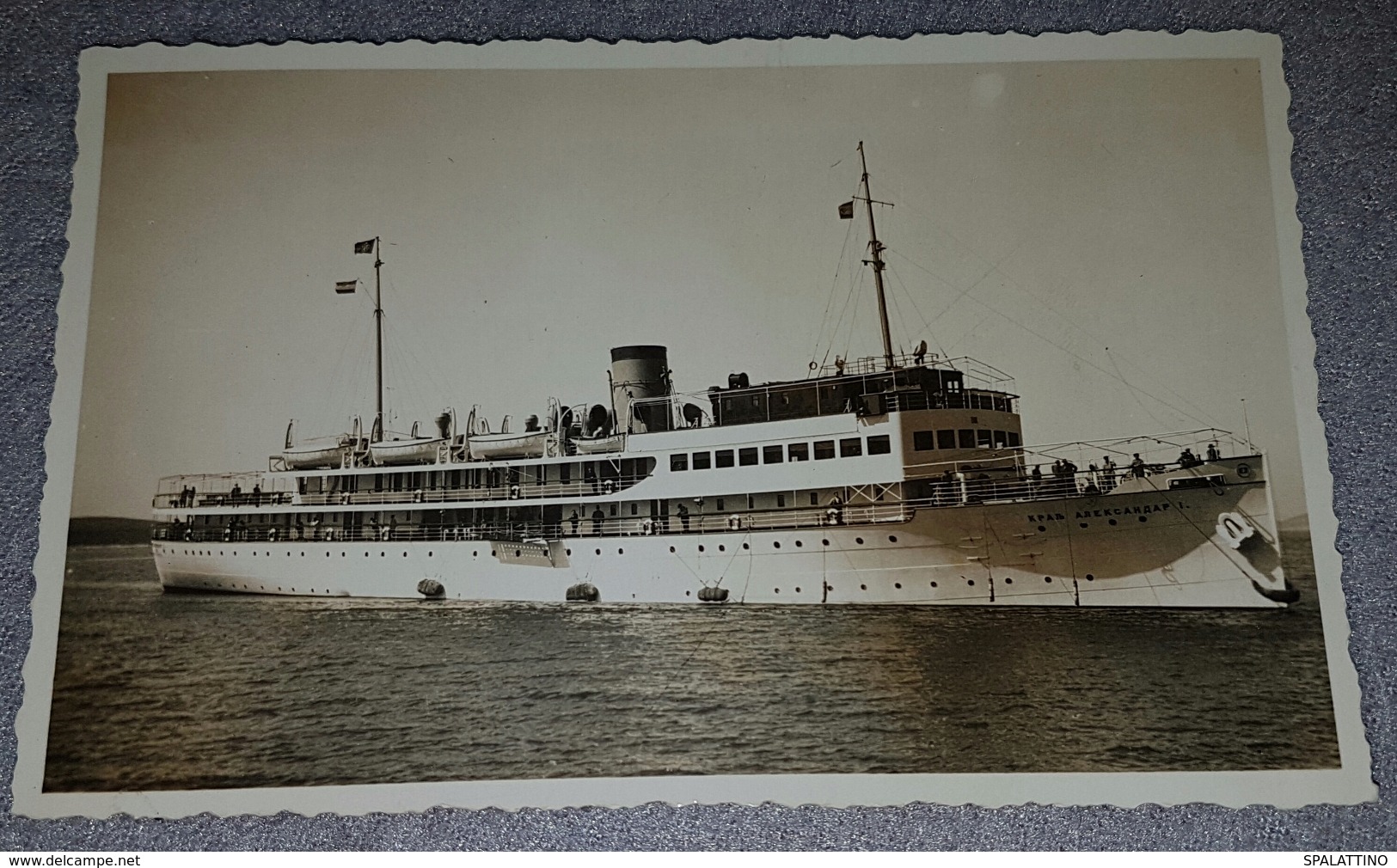 KINGDOM OF YUGOSLAVIA, S/S KING ALEXANDER I. ORIGINAL OLD POSTCARD - Yugoslavia