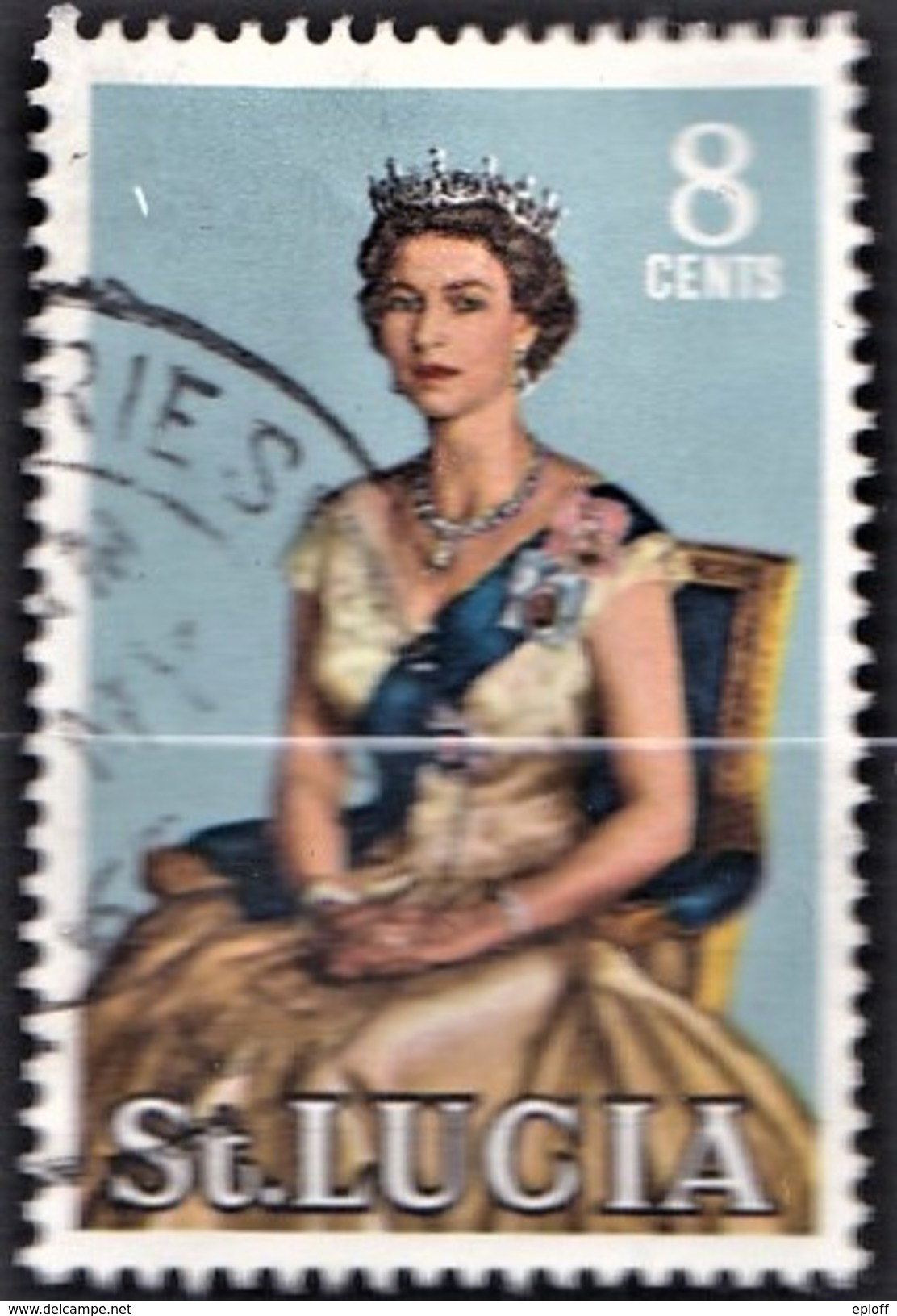 SAINTE LUCIE ST LUCIA 1964       Queen Elisabeth II - St.Lucia (...-1978)