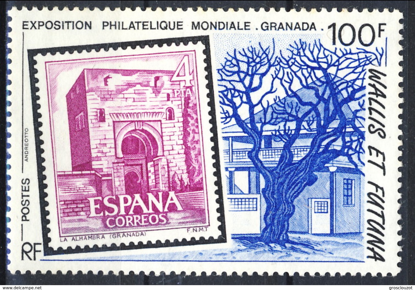 WF 1992 N. 428  Expo Filatelica Granada MNH Cat. &euro; 3.10 - Nuovi