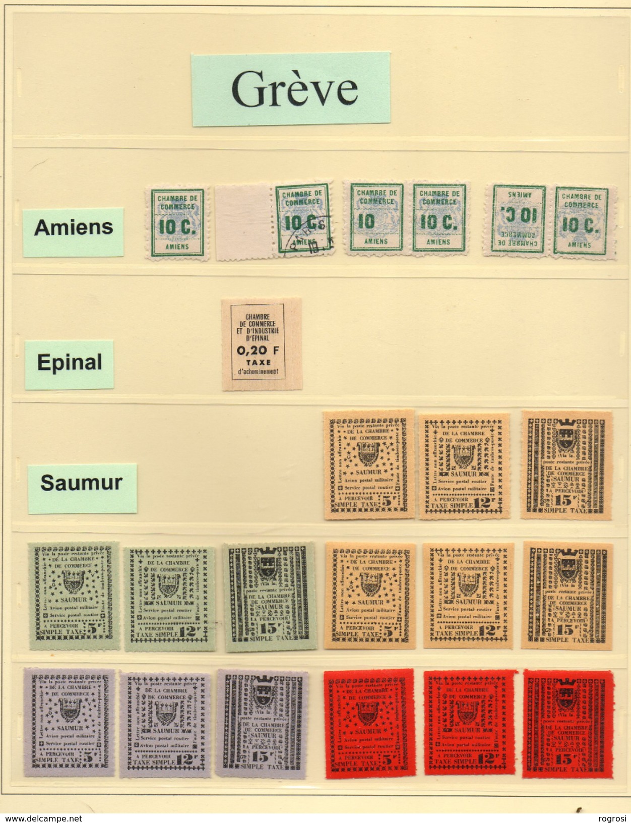 MODIFICATION---PRIX En BAISSE---SUPERBE Collection Des Timbres De GREVE,voir Les Scanns Et Description - Autres & Non Classés