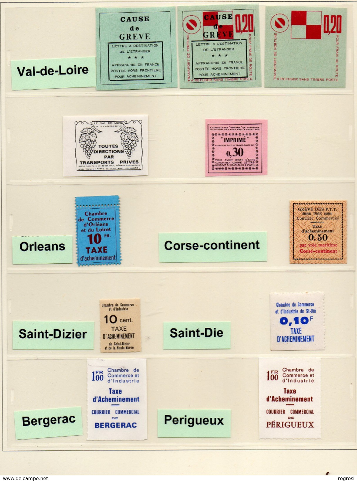 MODIFICATION---PRIX En BAISSE---SUPERBE Collection Des Timbres De GREVE,voir Les Scanns Et Description - Autres & Non Classés