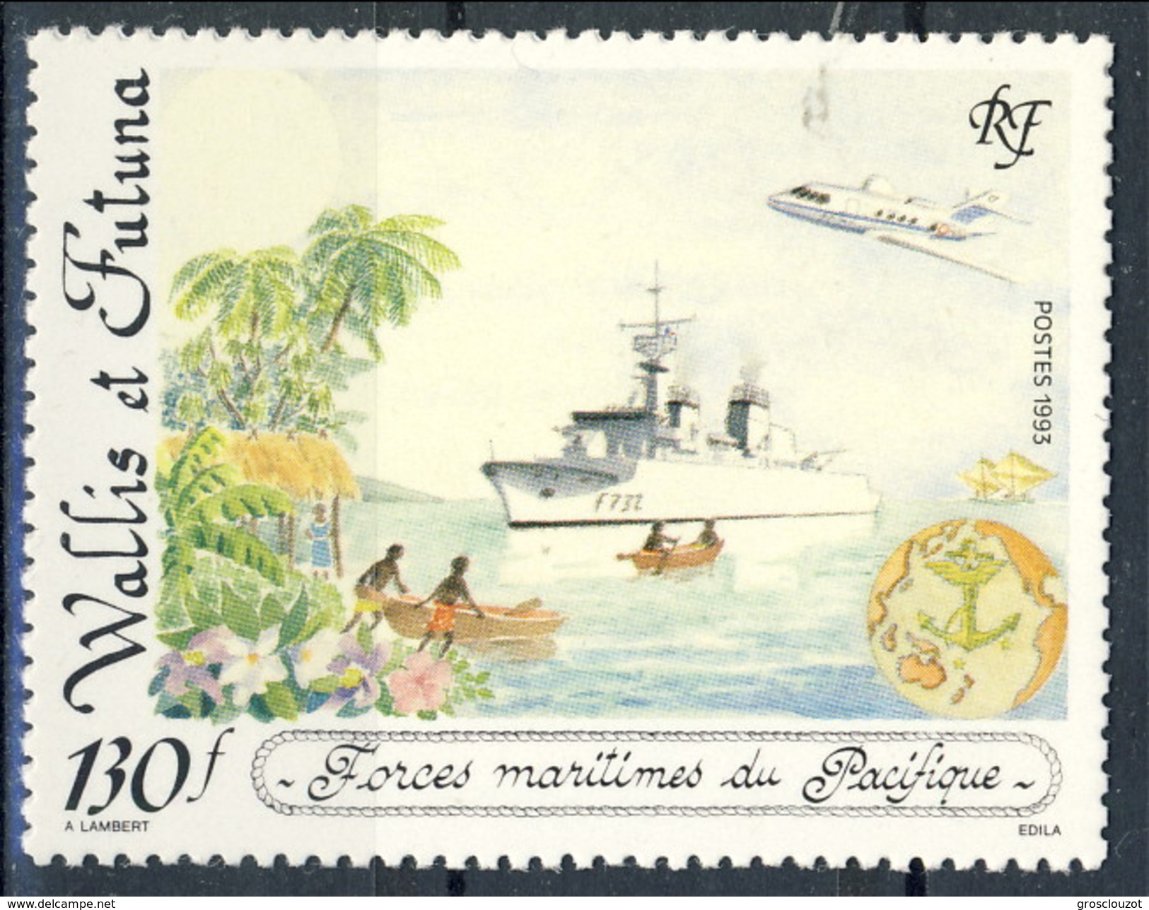 WF 1993 N. 444  Forze Marittime Del Pacifico MNH Cat. &euro; 4 - Nuevos