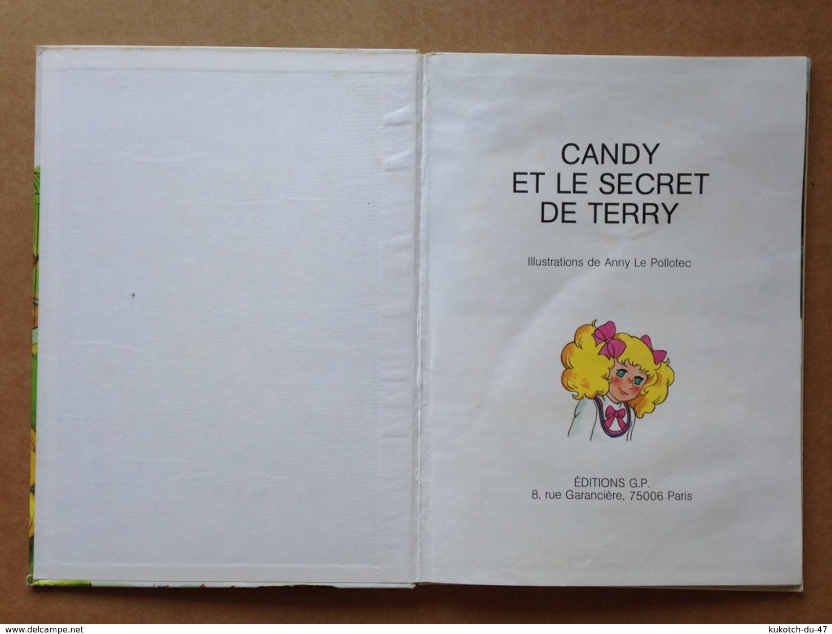 Album Jeunesse - Candy Et Le Secret De Terry (1980) - Bibliotheque Rouge Et Or