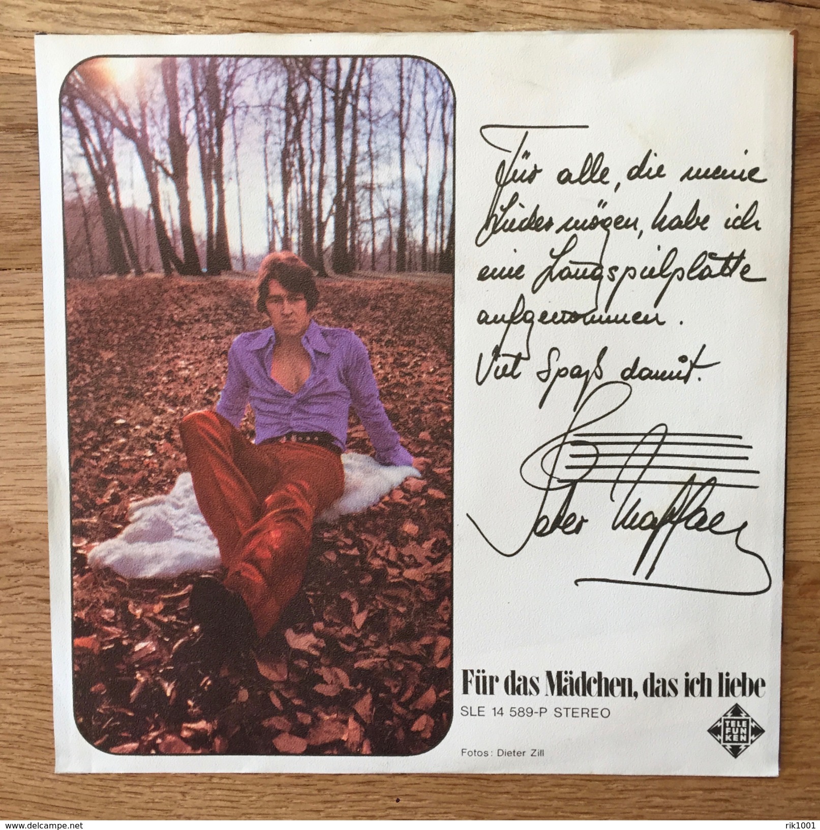 7" Single, 45rpm, Peter Maffay, A: "Ich Hab'nur Dich", B: "Guitar Boy" - Sonstige - Deutsche Musik