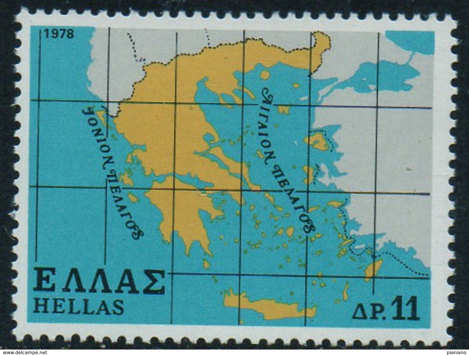 PIA - GRECIA. - 1978 : Carta Della Grecia  -   (Yv 1322-24) - Ungebraucht