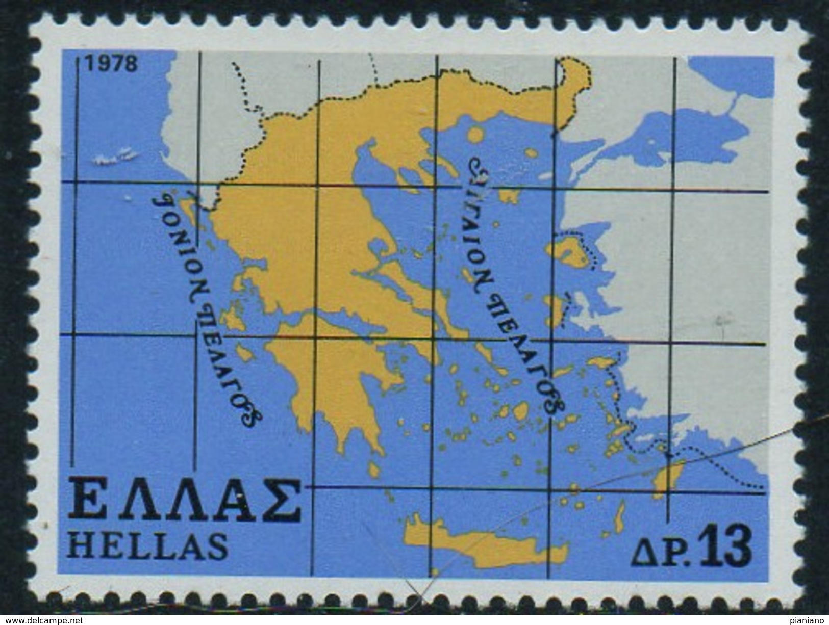 PIA - GRECIA. - 1978 : Carta Della Grecia  -   (Yv 1322-24) - Ungebraucht