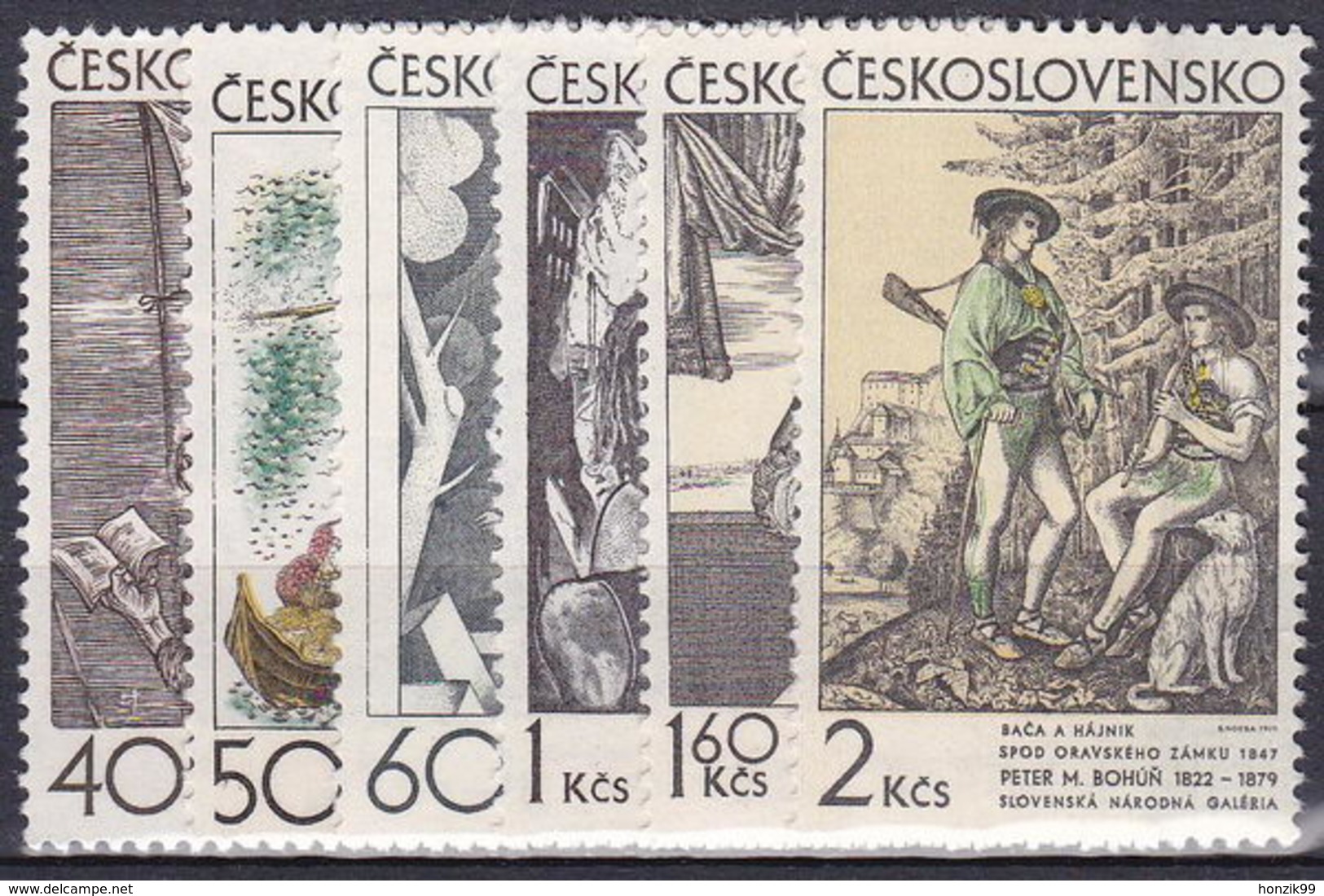 ** Tchécoslovaquie 1971 Mi 1981-6 (Yv 1825-30), (MNH) - Ungebraucht