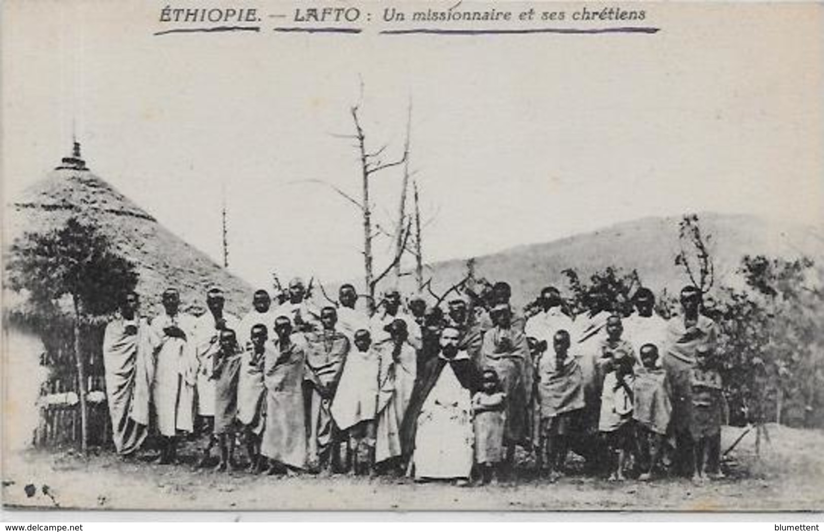 CPA Ethiopie Abyssinie Non Circulé Types LAFTO - Ethiopia