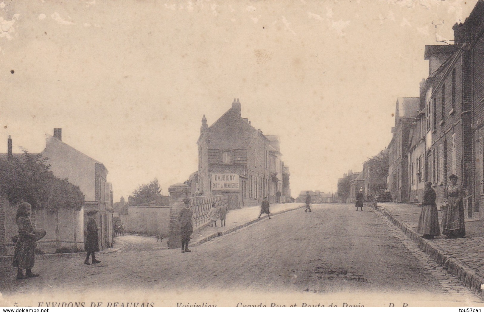 VOISINLIEU - ENVIRONS DE BEAUVAIS - OISE (60) - CPA BIEN ANIMÉE. - Beauvais