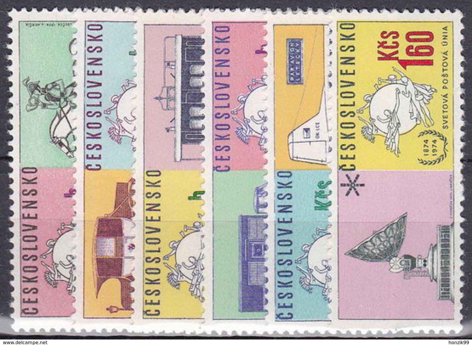 ** Tchécoslovaquie 1974 Mi 2222-7 (Yv 2067-72), (MNH) - Ungebraucht