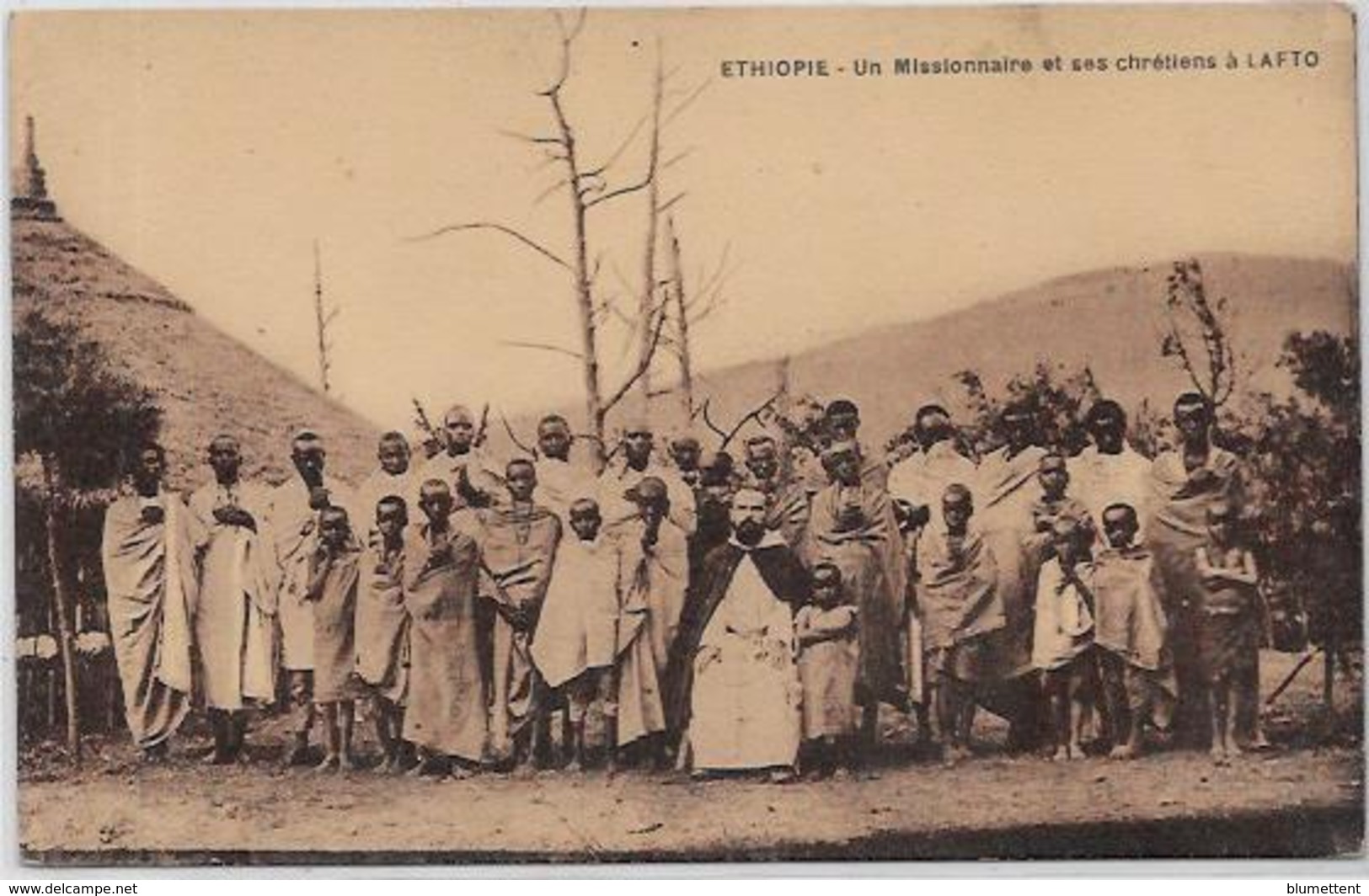 CPA Ethiopie Abyssinie Non Circulé Types Lafto - Etiopia