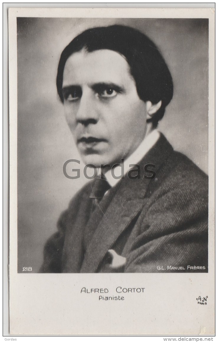 Alfred Cortot - Chanteurs & Musiciens