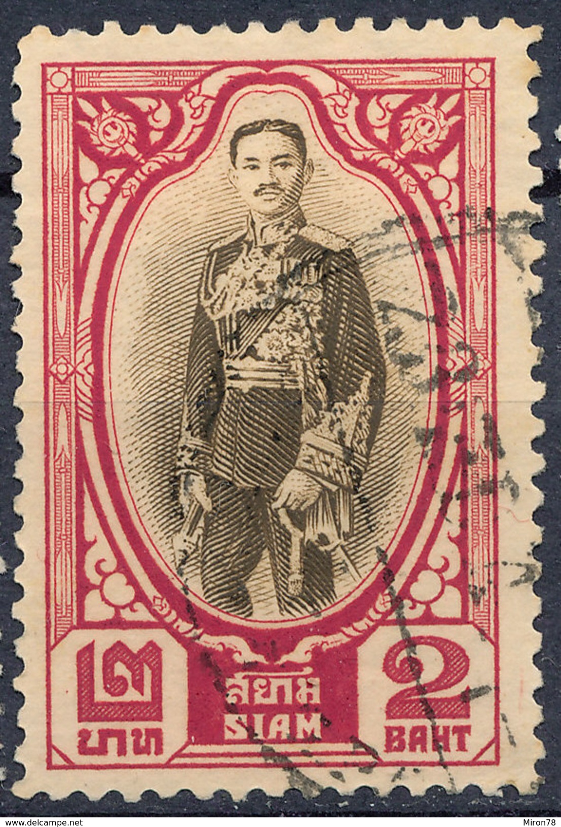 Stamp THAILAND,SIAM 1928 Used Lot#12 - Siam