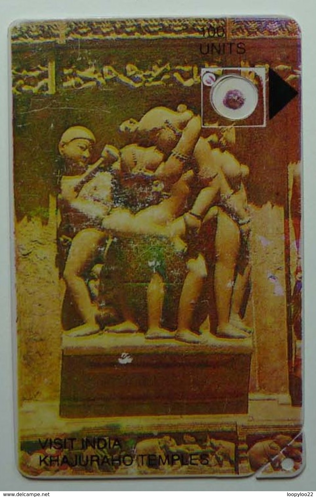 INDIA - 100 Units - Specimen - Very Early Aplab - Visit India Khajuraho Temples - RRR - India