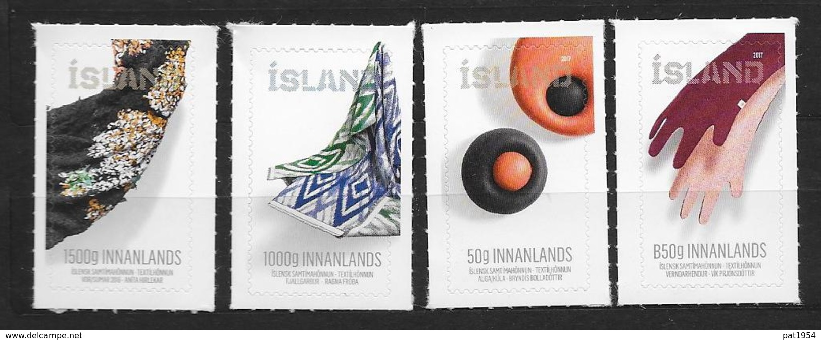 Islande 2017 N°1445/1448 Neufs Design Islandais - Neufs