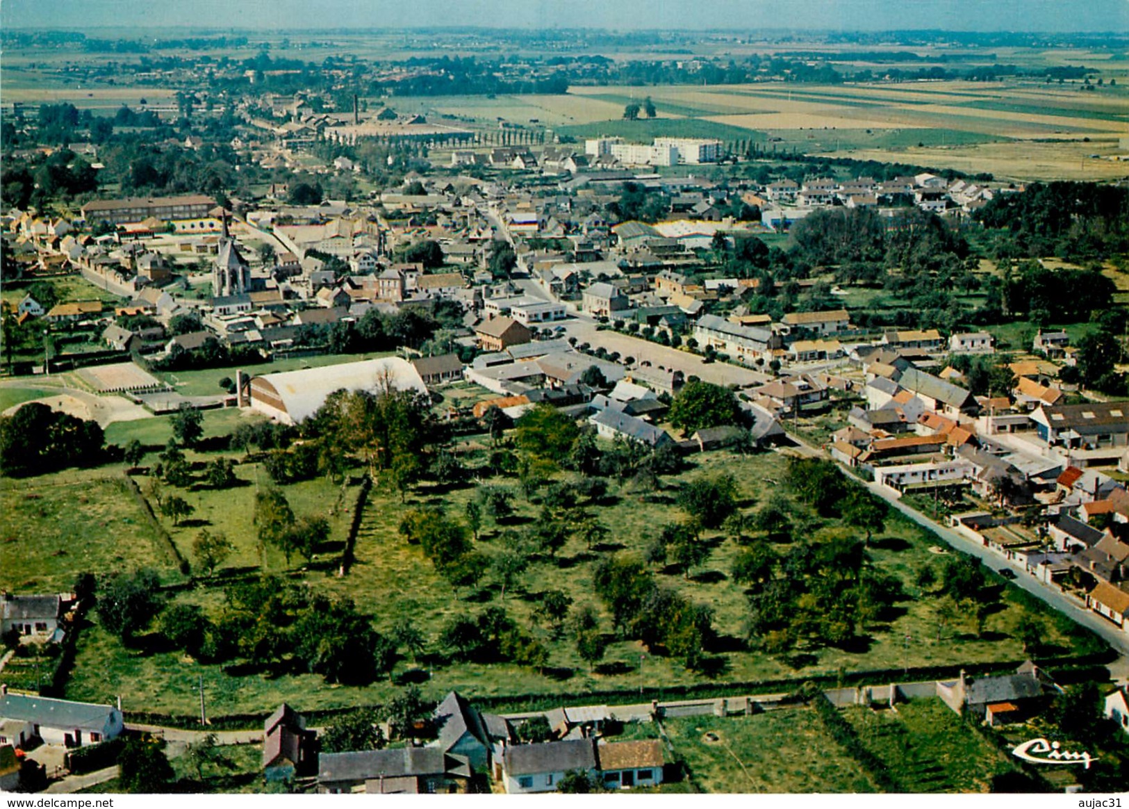 Dép 80 - Feuquieres En Vimeu - Vue Générale Aérienne - Bon état Général - Feuquieres En Vimeu