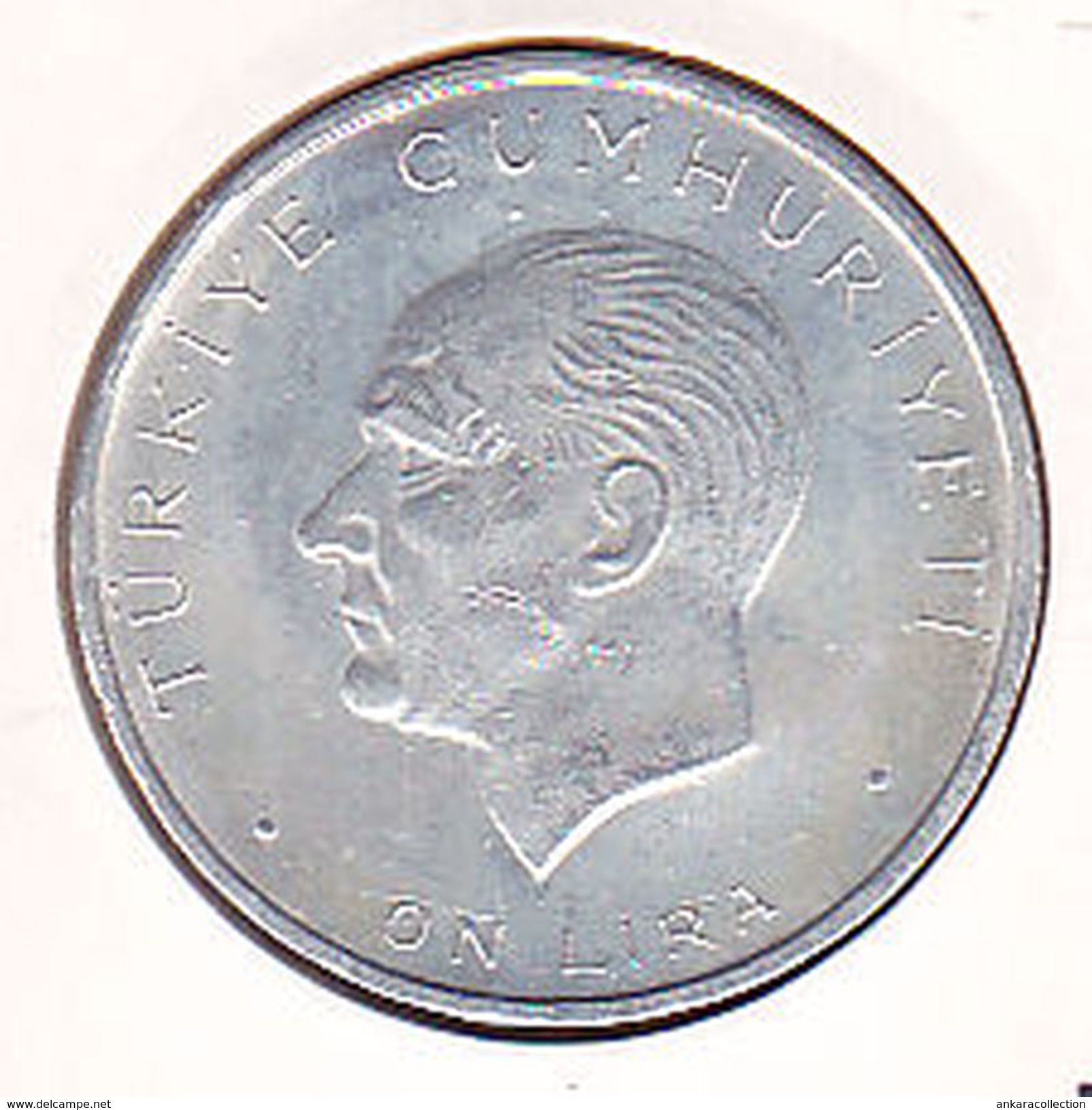 AC - TURKEY 10 LIRA 27 MAY 1960 SILVER RARE UNCIRCULATED - Turkije