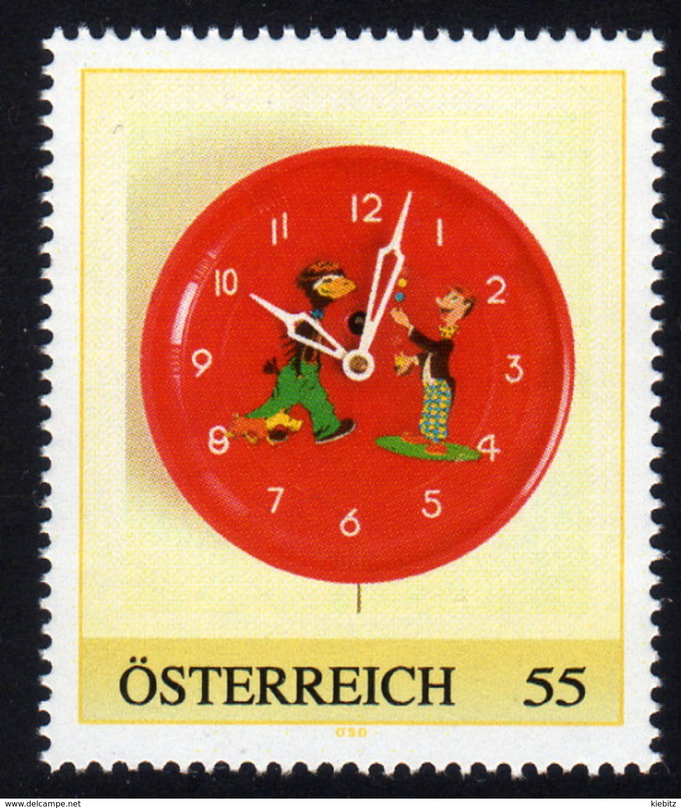 ÖSTERREICH 2009 ** Wanduhr 1950 / Beran, Wien- PM Personalized Stamp MNH - Horlogerie