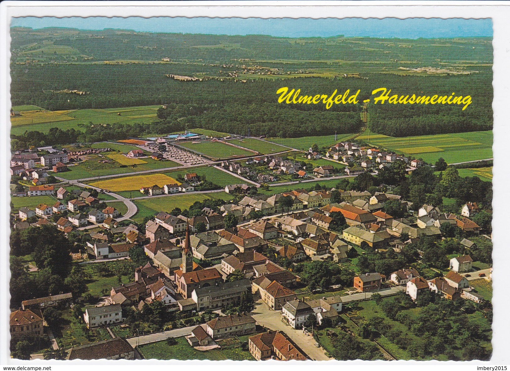 Alpine Luftbild Von ULMERFELD - HAUSMENING, Wandern, Schwimmen, Tennis ,  Im Bezirk Amstetten, Mostviertel, - Amstetten