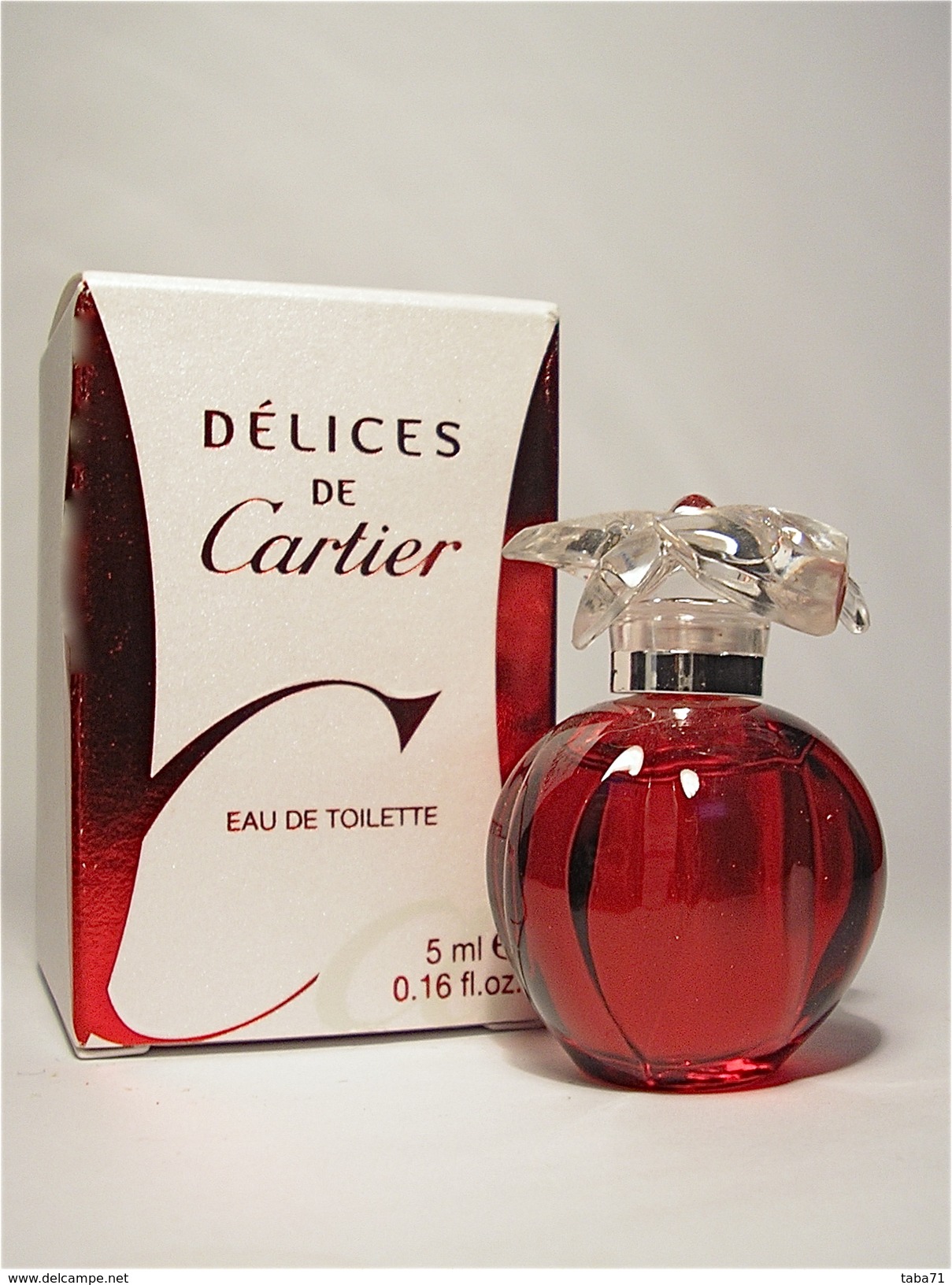 MINI  EAU DE TOILETTE DELICES DI CARTIER - Miniaturen Damendüfte (mit Verpackung)