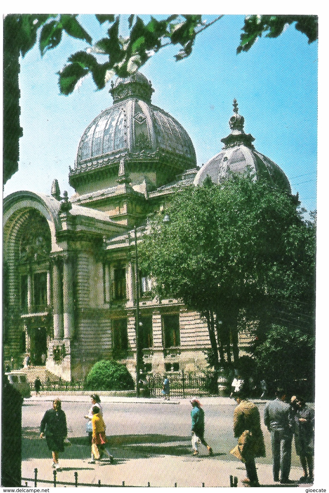 BUCHAREST - The Savings Bank Palace - VIAGGIATA 1970 - (197) - Romania
