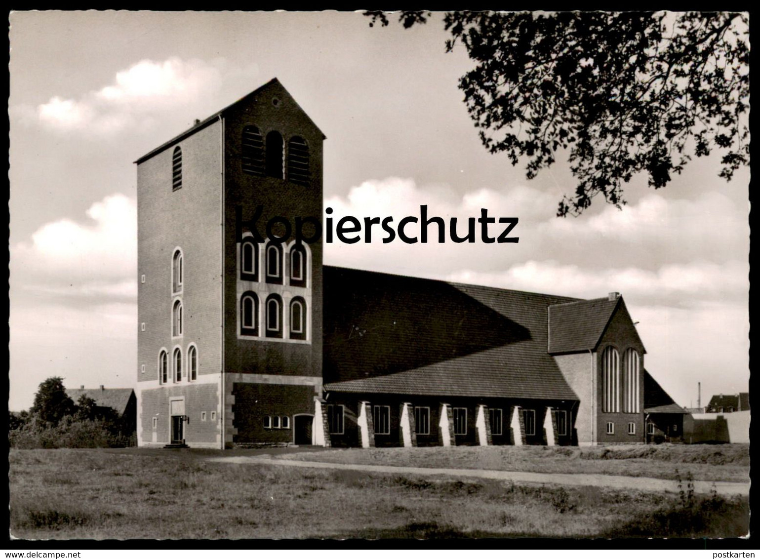 ALTE POSTKARTE GREVEN IN WESTFALEN ST. JOSEFS-PFARRKIRCHE Kirche Church église Cpa AK Ansichtskarte Postcard - Greven