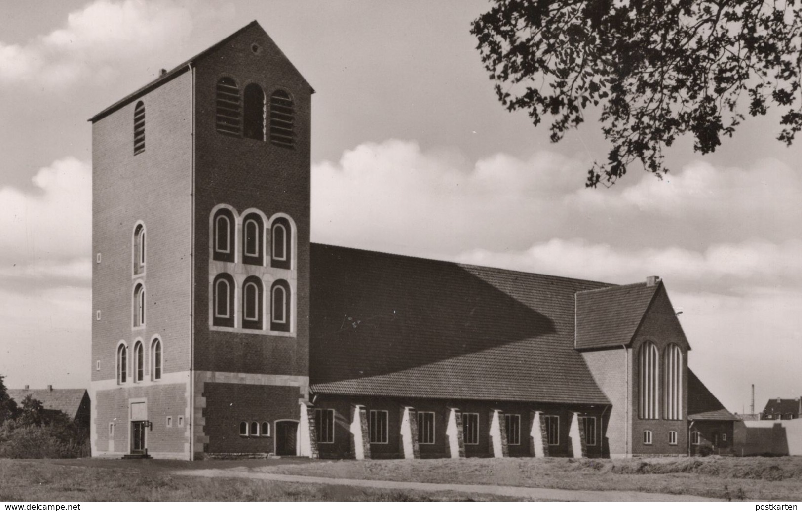 ALTE POSTKARTE GREVEN IN WESTFALEN ST. JOSEFS-PFARRKIRCHE Kirche Church église Cpa AK Ansichtskarte Postcard - Greven