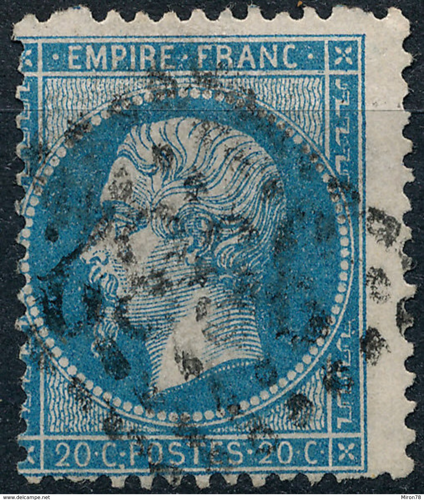 Stamp France 1862 20c Numeral Used Lot#40 - 1862 Napoleone III