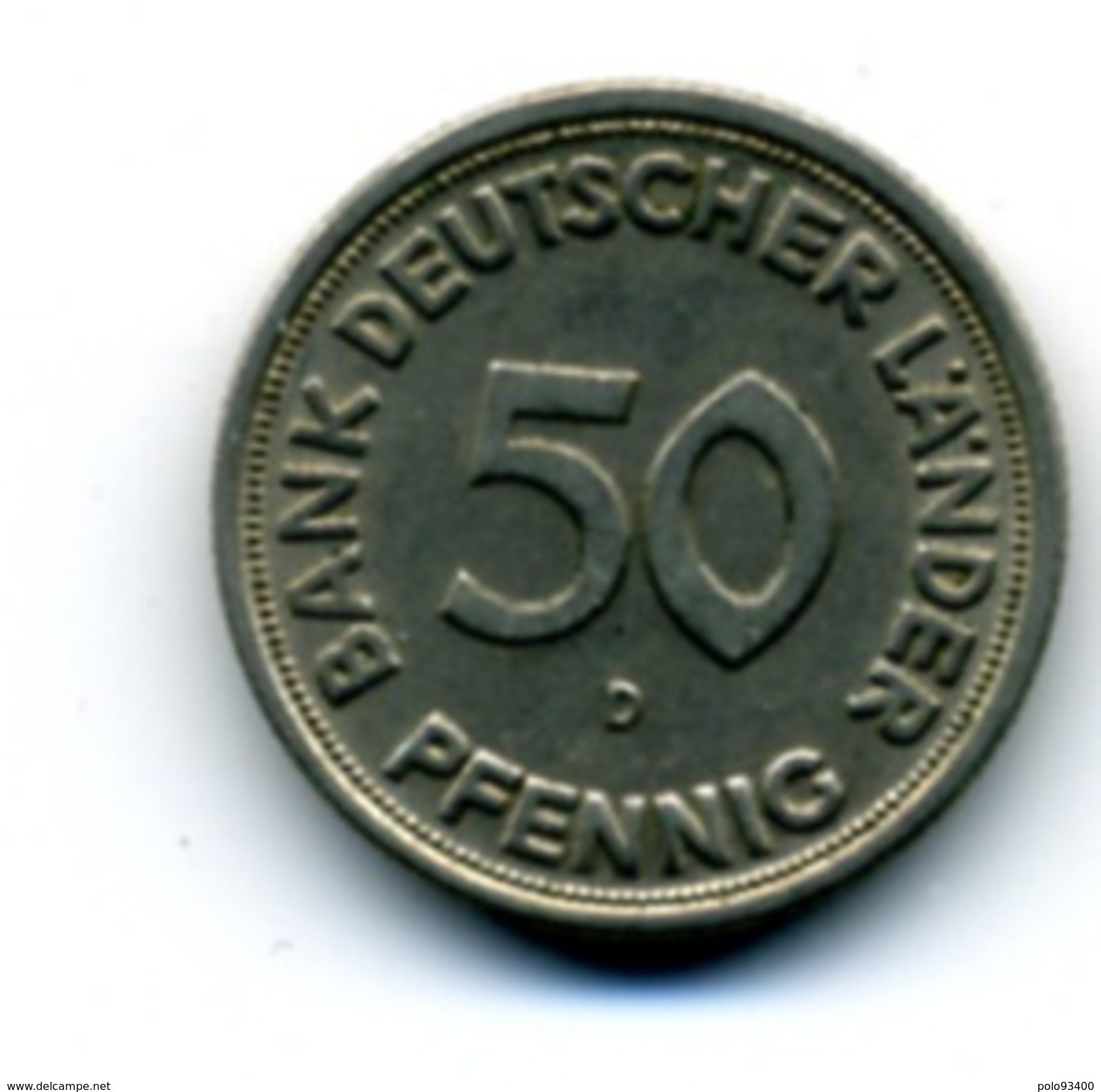 1949 50 PFENNING D - 50 Pfennig