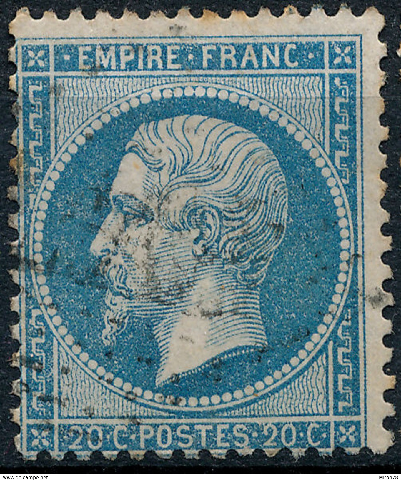 Stamp France 1862 20c Numeral Used Lot#154 - 1862 Napoleon III