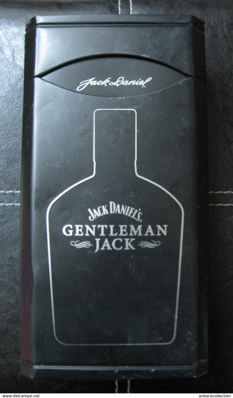 AC - JACK DANIEL'S GENTLEMAN JACK TENNESSEE WHISKEY EMPTY TIN BOX BLIK FROM TURKEY - Cannettes