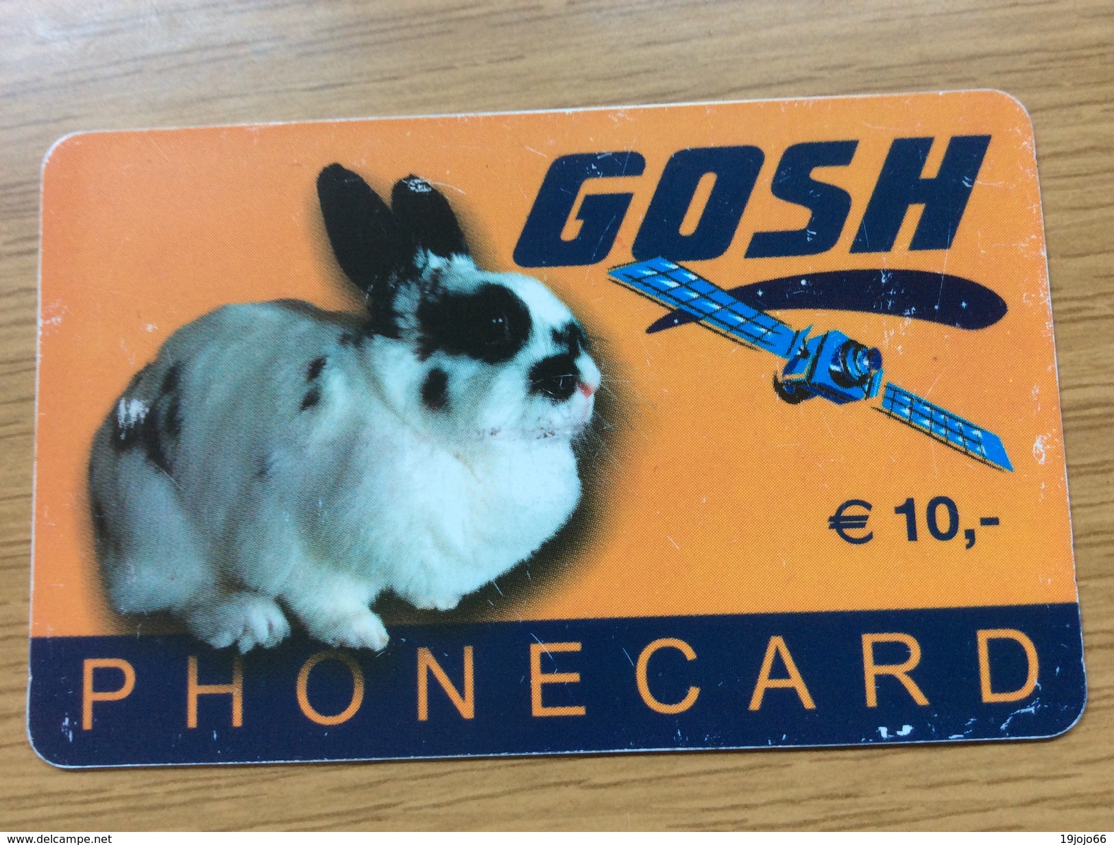 Gosh  - 10&euro; Rabit  / Animal  -  - Little Printed  -   Used Condition - [2] Prepaid