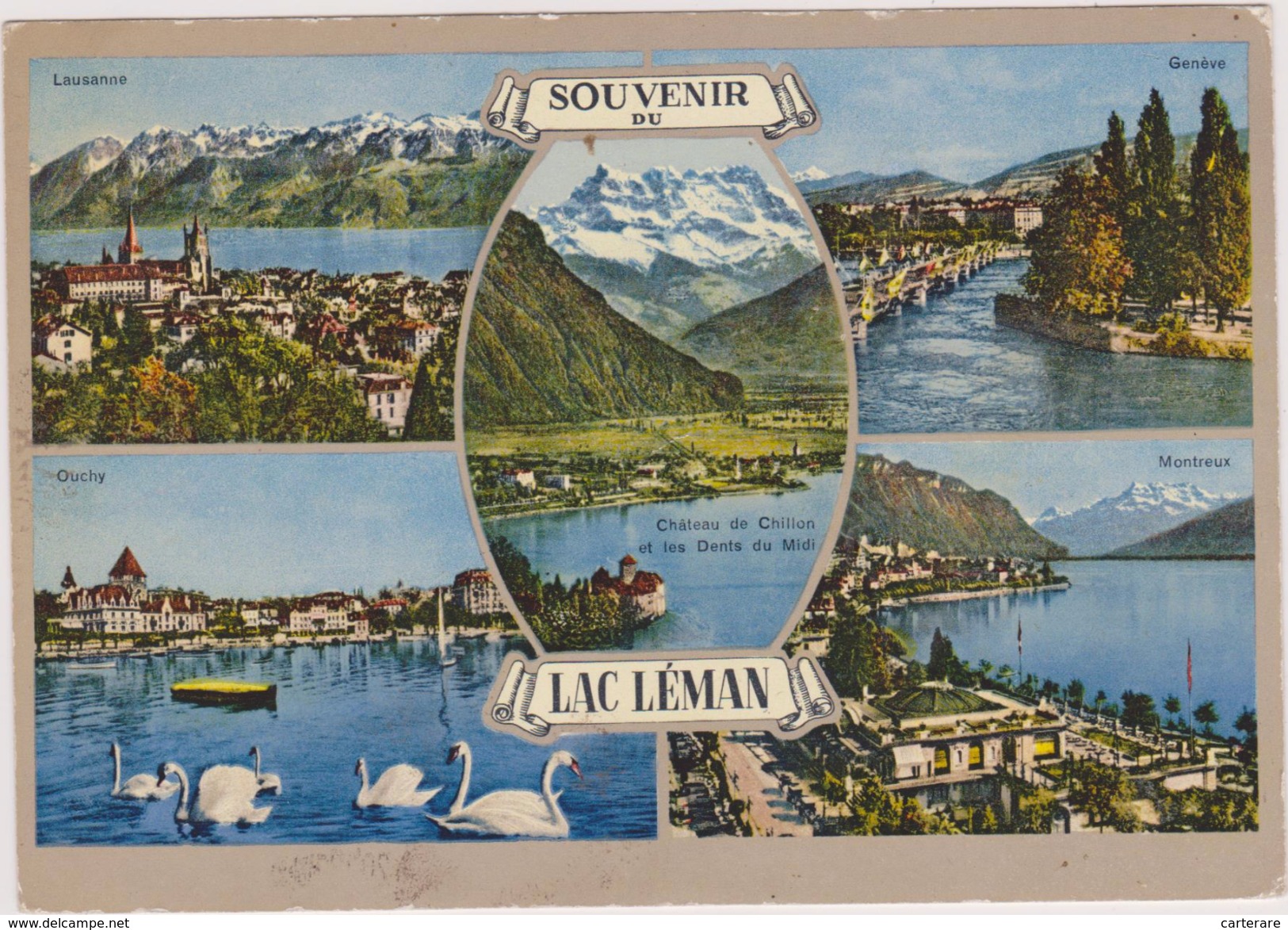 SUISSE,SWITZERLAND,SVIZZERA,SCHWEIZ,HELVETIA,SWISS ,VAUD,MONTREUX,GENEVE,OUCHY,LAUSANNE,1960 - Lausanne