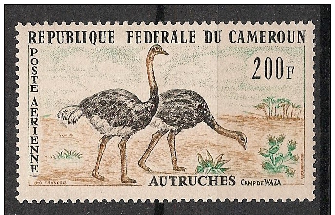 Cameroun - 1962 - Poste Aérienne PA N°Yv. 55 - Autruche - Neuf Luxe ** / MNH / Postfrisch - Struisvogels